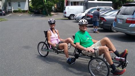 We Ride A Recumbent Trike Tandem Youtube