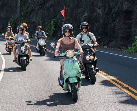 Lanikai Kailua Beach Moped Rentals Route