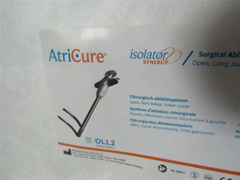 New Atricure Ref Oll Surgical Ablation System Isolator Synergy Open