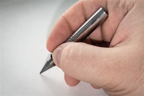 "Вечная" ручка, пишущая металлом – Beta Inkless Metal Pocket Pen
