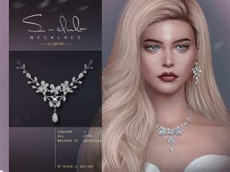 Sims Diamond Necklace Cc