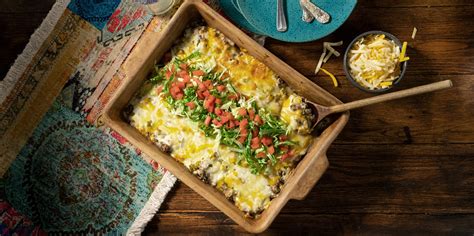 Cheesy Mexican Beef Casserole Recipe Sargento