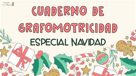 Súper Cuaderno De Grafomotricidad Especial Navidad