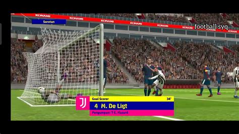 De Ligt Scores Efootball 2022 YouTube