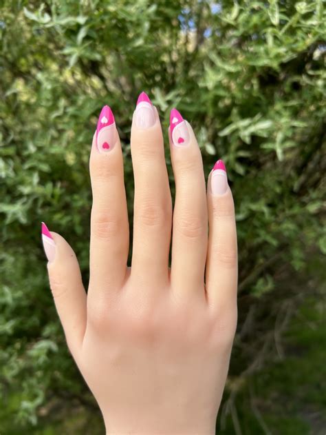 Pink Heart Nails Idea Vibrant Guide