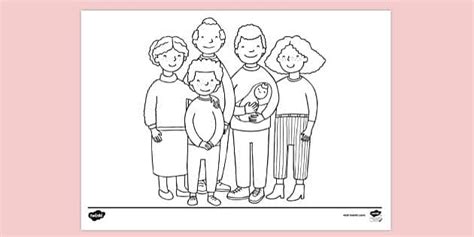 FREE! - Family colouring pages | Twinkl (teacher made)