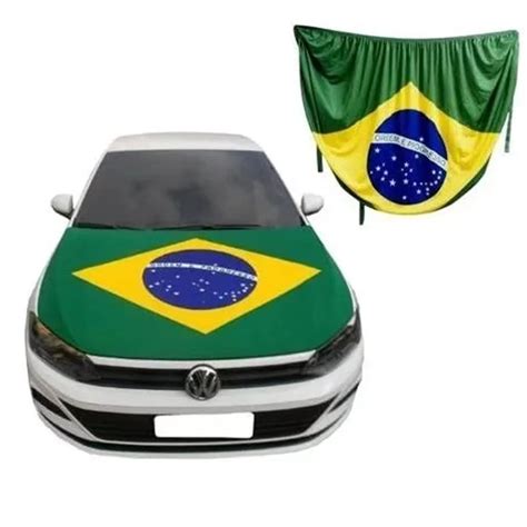 Bandeira Do Brasil Para Capô De Carro Copa Do Mundo Nf Shopee Brasil