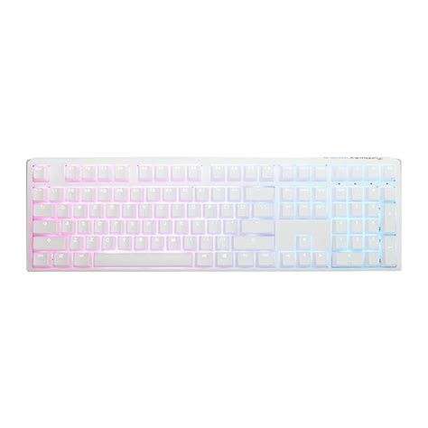 Ducky One 3 RGB Hot-Swappable White Mechanical Keyboard - Cherry MX ...