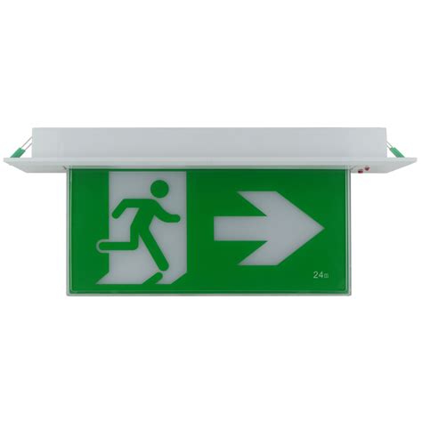 Led Recessed Emergency Exit Light Martec Led Lighting