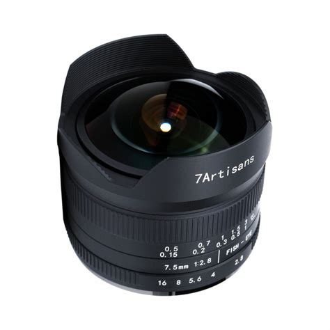 Buy 7artisans 7 5mm F2 8 II APS C MF Fisheye Lens For Sony E Mount