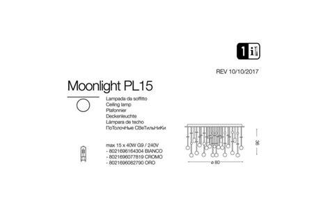 Moonlight Pl Oro Ideal Lux