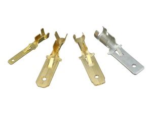 Non Insulated Locking Male Blade Crimp Terminals Volt Planet