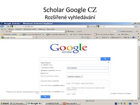 Vyhled V N Je Zam Eno Na Informa N Zdroje Z Oblasti V Dy V Zkumu A