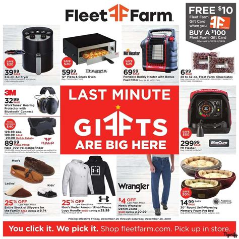 Fleet Farm Weekly Ad And Flyer December 20 To 28 Canada