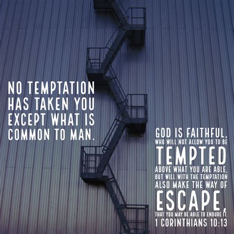 1 Corinthians 10 13 Temptation Encouraging Bible Verses