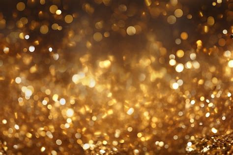 Premium Photo Shiny Golden Glitter Festive Background