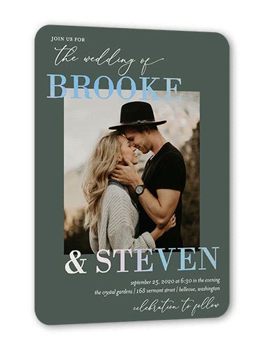 Modern Photo 5x7 Personalized Foil Card By Between Friends Shutterfly