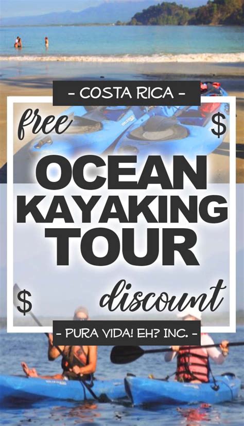 Discount Ocean Kayaking Tour Adult From Manuel Antonio