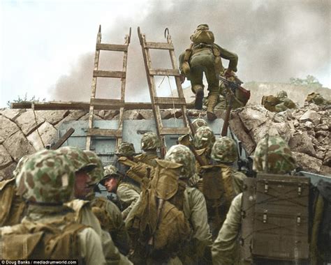 Colorized Photos From Korean War Show Us Troops In Battle Daily Mail