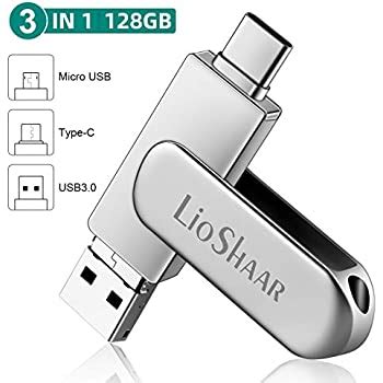 USB C Memory Stick 64GB ENSPOWAY USB C Flash Drive 3 In 1 External