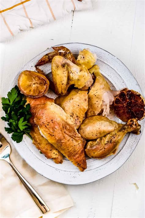 Garlic Lemon Roasted Chicken Easy Roast Chicken Recipe Video