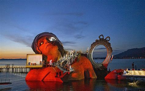 The Marvelous Floating Stage Of The Bregenz Festival In Austria