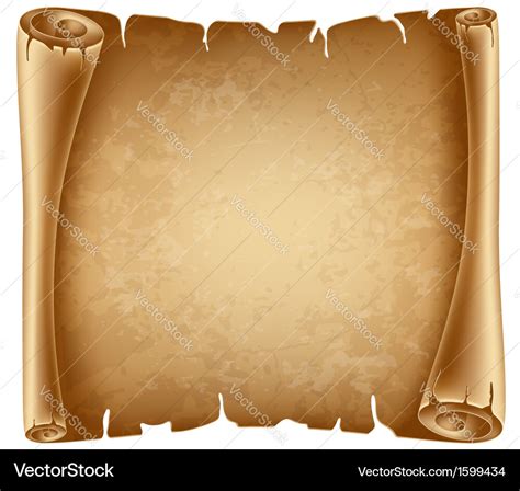 Scroll Paper Royalty Free Vector Image VectorStock