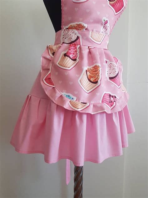 Cupcake Aprons For Women Sweetheart Womens Cooking Apron Etsy