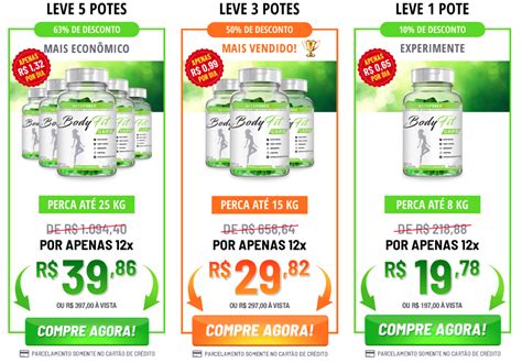 Body Fit Caps Confi Vel Conhe A Esse Emagrecedor