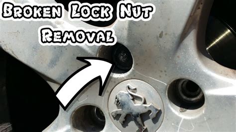 How To Remove Broken Lock Nut Easy Fix Youtube