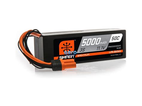 Spektrum Smart Lipo Akkumulátor 111v 5000mah 50c Hc Ic5 Aeromodelhu