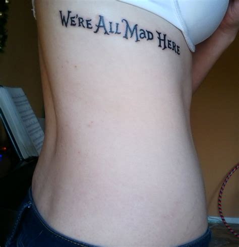 We're All Mad Here Tattoo by xenagurl750 on DeviantArt