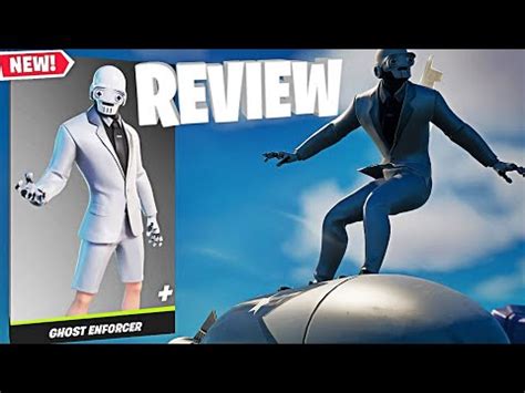 New Henchman Ghost Enforcer Skin Gameplay Review In Fortnite Youtube