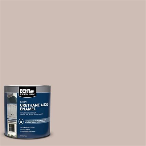 BEHR PREMIUM 1 Qt N150 2 Smokey Pink Satin Enamel Urethane Alkyd