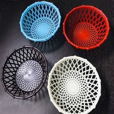 Plastic Fruit Basket, Round, Size: 10 Inch at Rs 78/dozen in Ahmedabad ...