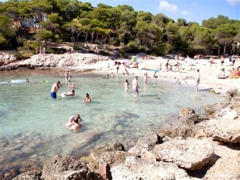 Cala De Sa Barca Trencada Beach In S Alqueria Blanca Maiorca Beachoo