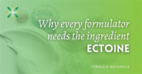 Ectoine: the powerhouse ingredient every formulator needs - Formula ...