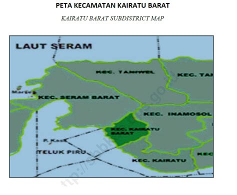 Gambar Peta Seram Bagian Timur Terbaru Beserta Batas Kecamatan - 34 ...