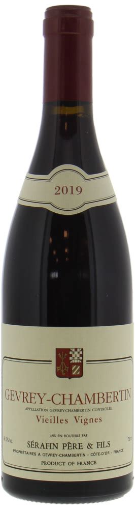 Gevrey Chambertin Vieilles Vignes 2019 - Serafin | Buy Online | Best of ...