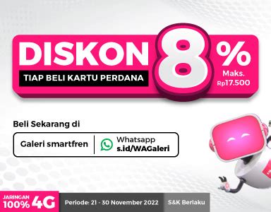 Promo Aksi Galeri Diskon Setiap Pembelian Kartu Perdana Smartfren