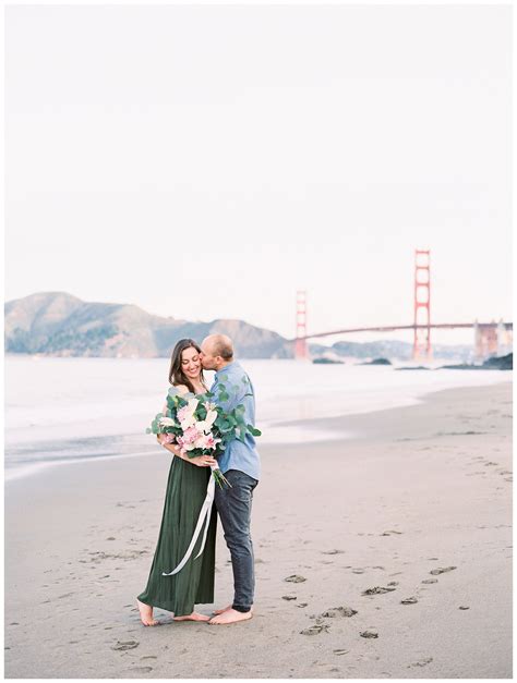 San Francisco Engagement Photos Baker Beach Engagement Session