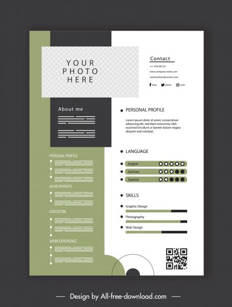 Art Cv Template Free Prntbl Concejomunicipaldechinu Gov Co