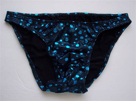 R Hot Sexy Men Bikinis Metallic Printed Polka Dots Ebay