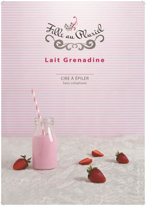 Lait Grenadine Cire Piler Sans Colophane By Fille Au Pluriel