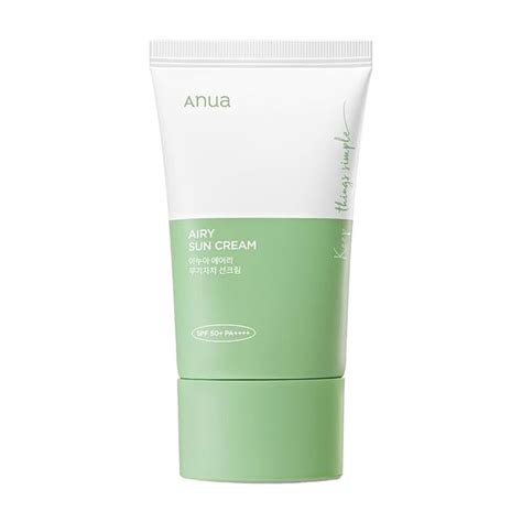 Buy Anua Airy Sun Cream 50ml Australia Korean Skin Care Sun Care And