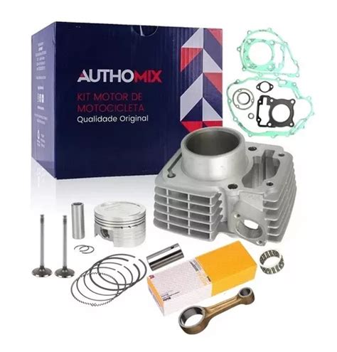 Kit Cilindro Motor Biela Metal Leve Titan 150 Fan Bros 150