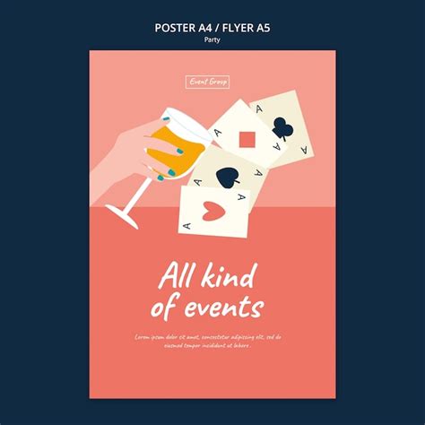 Free Psd Party Entertainment Poster Template