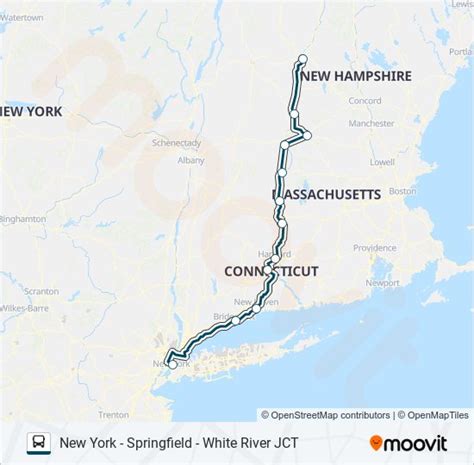 Ruta Greyhound Us0255s Horarios Paradas Y Mapas White River