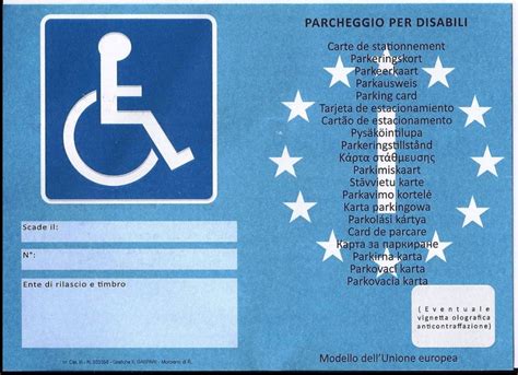 Contrassegno Disabili Legge Rilascio Scadenza Duplicato E Rinnovo