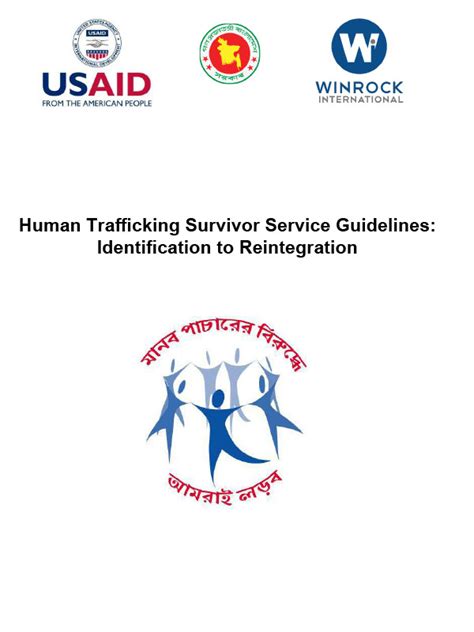 Winrock International Human Trafficking Survivor Service Guidelines Identification To